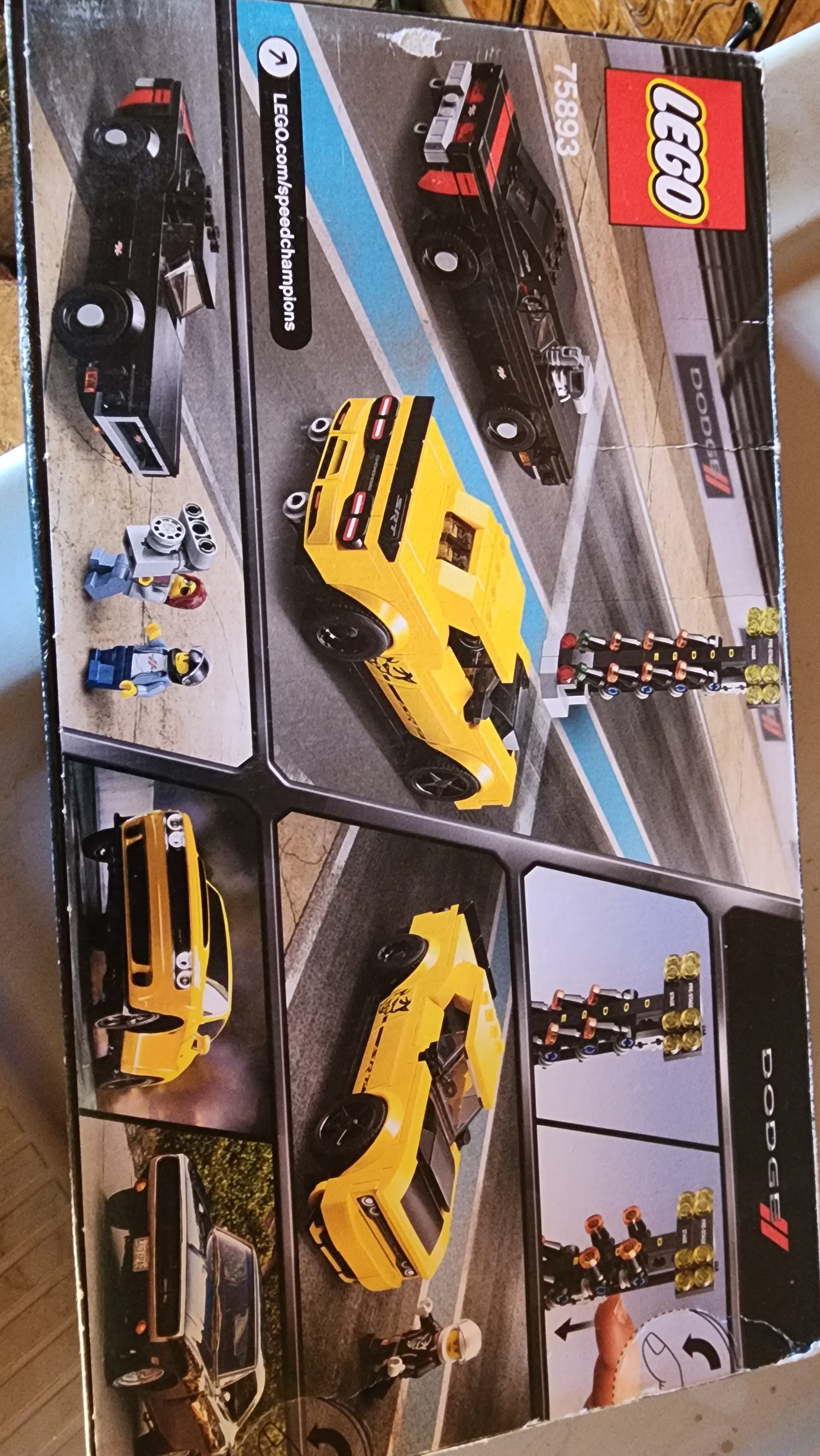 LEGO Speed Champions 2018 Dodge Challenger SRT Demon and 1970 75893